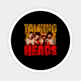 80s // Talking Heads Vintage Magnet